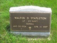 Stapleton, Walter D